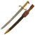 Original Imperial German WWI M-1871 Artillery Short Sword with Matching Scabbard & Original Frog - Unit Marked Original Items