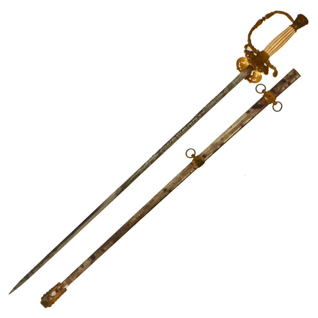 Original U.S. Indian War Era Order of United American Mechanics Model 1860 Army Staff and Field Officer Sword Named to Jacob Blakeney Original Items
