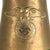 Original German WWII Early SA Brass Bugle in Bb with SA Eagle Badge on Bell - Sturmabteilung Original Items