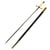 Original U.S. Mexican-American War Era Knight’s Head Militia Officer’s Sword with Bone Grip & Original Brass-Mounted Leather Scabbard Original Items