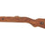 Original German WWII Waffenamt Marked Karabiner 98k Lower Stock with Flat Butt Plate & 30mm Bolt Hole - K98k Original Items