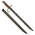 Original Japanese WWII Early Arisaka Type 30 Hooked Quillon Bayonet by Kokura Arsenal with Scabbard Original Items