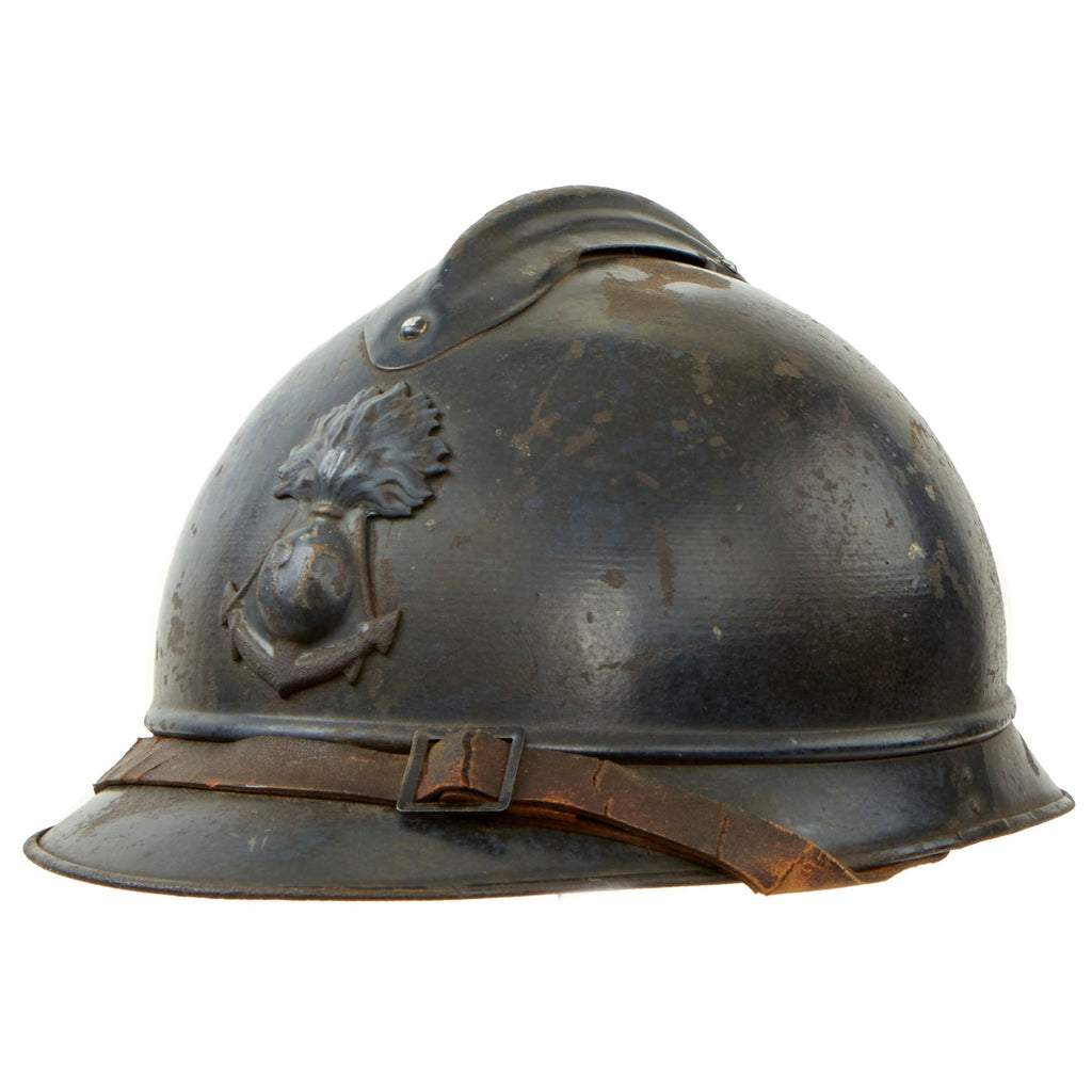 Original Rare French WWI Colonial Infantry & Navy Model 1915 Adrian St – International Military Antiques