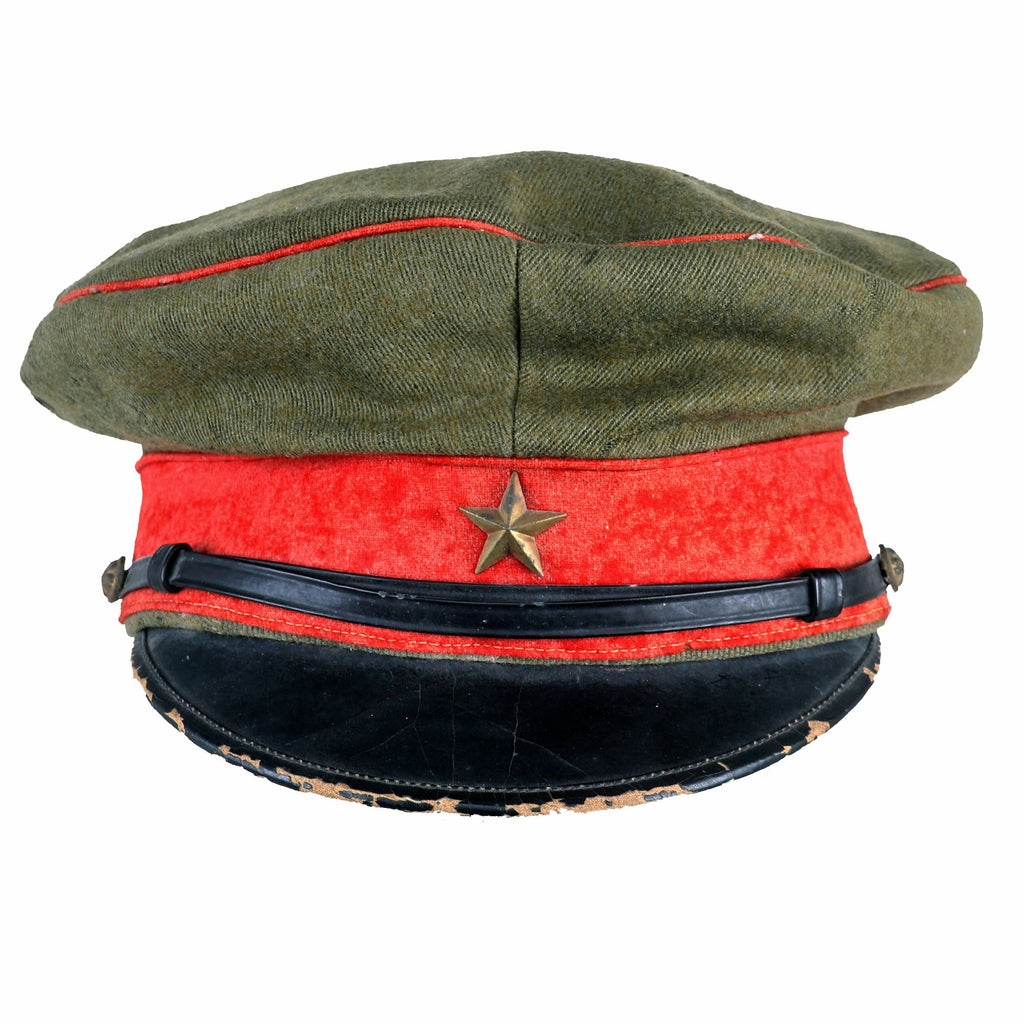 Original WWII Imperial Japanese Army Type 45 Officer Visor Cap Original Items