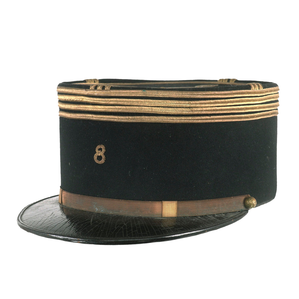 Original French WWI Era Model 1886  8th Artillery Officers Kepi Original Items