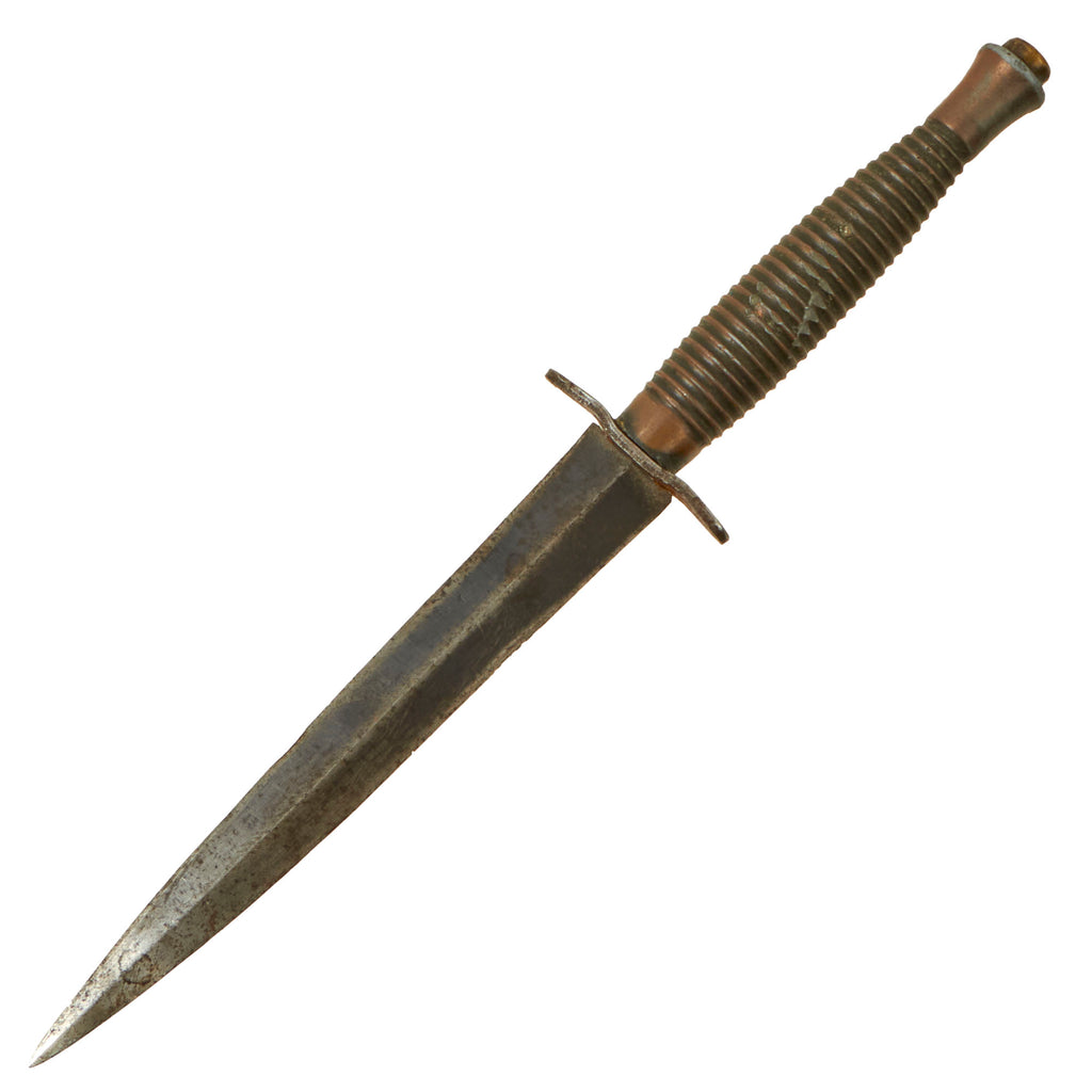 Original British Early Post War 3rd Pattern Fairbairn Sykes Fighting Knife - Marked Sheffield England Original Items
