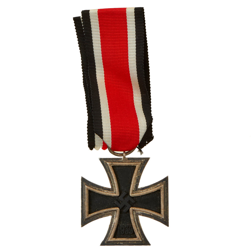 Original German WWII Wehrmacht Iron Cross 2nd Class 1939 by Working Group for Army Supplies with Ribbon - EKII Original Items