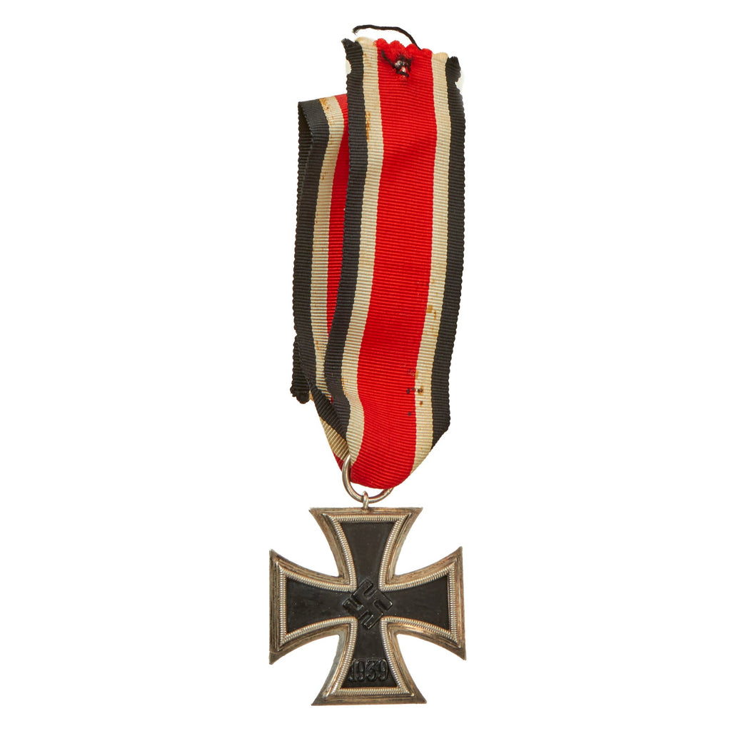 Original German WWII Wehrmacht Iron Cross 2nd Class 1939 by Klein & Quenzer A.G. with Ribbon - EKII Original Items