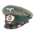 Original German WWII Army Heer Feldgendarmerie EM/NCO Schirmmütze Visor Crush Cap Original Items