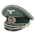 Original German WWII Army Heer Infantry Officers Schirmmütze Visor Crush Cap by Flite - Damaged Chinstrap Original Items