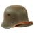Original German WWII M16 Transitional Heer Army Former Double Decal Helmet with Damaged 56cm Liner & Chinstrap - Stamped Si66 Original Items