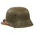 Original German WWII M16 Transitional Heer Army Former Double Decal Helmet with Damaged 56cm Liner & Chinstrap - Stamped Si66 Original Items