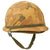 Original U.S. Vietnam War M1 Helmet with 1969 Dated Camouflage Cover and Liner Original Items