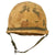 Original U.S. Vietnam War M1 Helmet with 1969 Dated Camouflage Cover and Liner Original Items