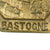 Original WWII U.S. 101st Airborne Battle of the Bulge Brass NUTS Plaque - Bastogne 1944 Original Items