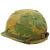 Original U.S. Vietnam War M1 Helmet with Camouflage Cover and 1973 Dated Liner Original Items