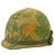 Original U.S. Vietnam War M1 Helmet with Camouflage Cover and 1973 Dated Liner Original Items