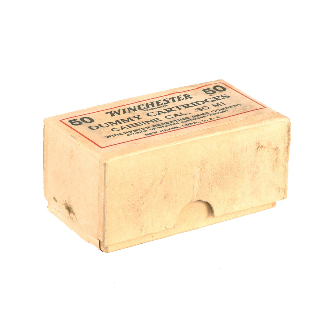 Original U.S. WWII Sealed Box of Carbine Cal. .30 M1 Carbine Ammunition by Winchester Original Items
