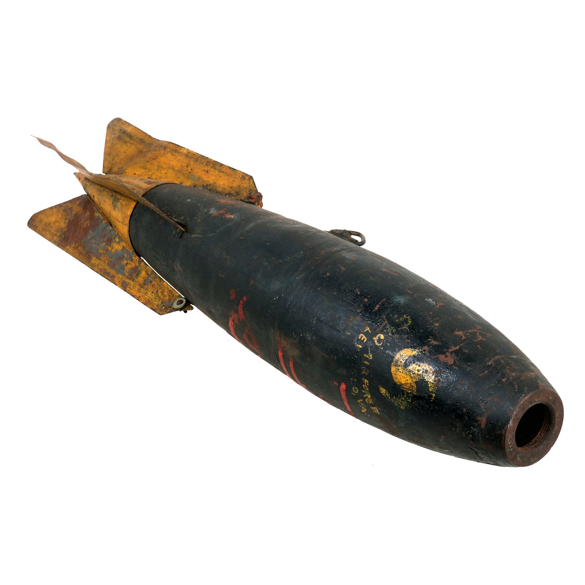 Bomb Post Original U.S. WWI Inert Aerial Mk. I Drop Bomb Painted Post War for th ...