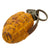 Original U.S. Pre-WWII Inert MkII Yellow Early War High Explosive Pineapple Grenade with MkII Cutback Fuze with Short Spoon Original Items