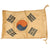 Original U.S. Korean War Silk South Korean Souvenir Flag with Header - 8½ x 14” Original Items