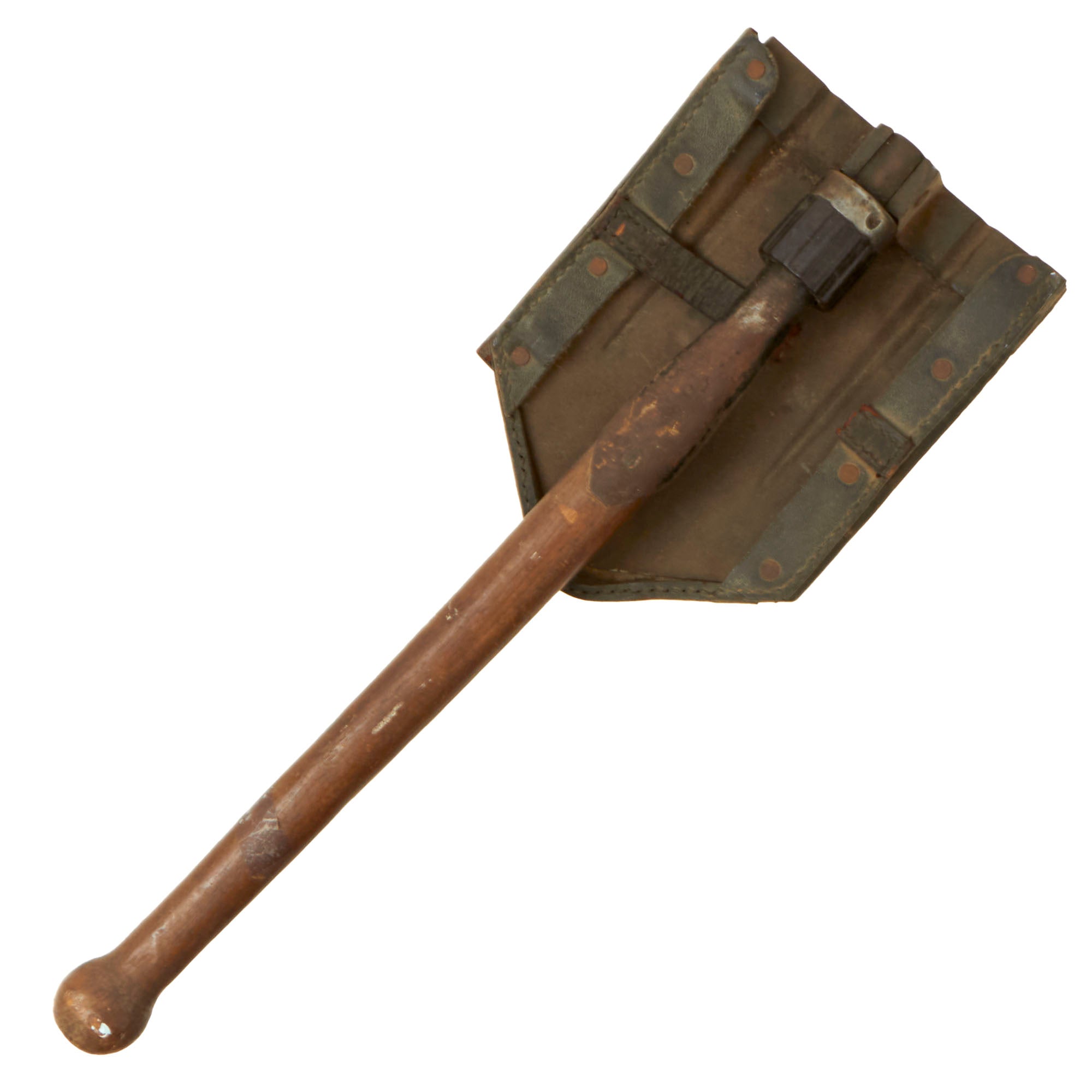 German Spade Original WWII German Folding Shovel Klappspaten with Original Leather ...