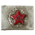 Original Soviet Union German Heer Captured WWII Belt Buckle with Soviet Red Star on Front Original Items