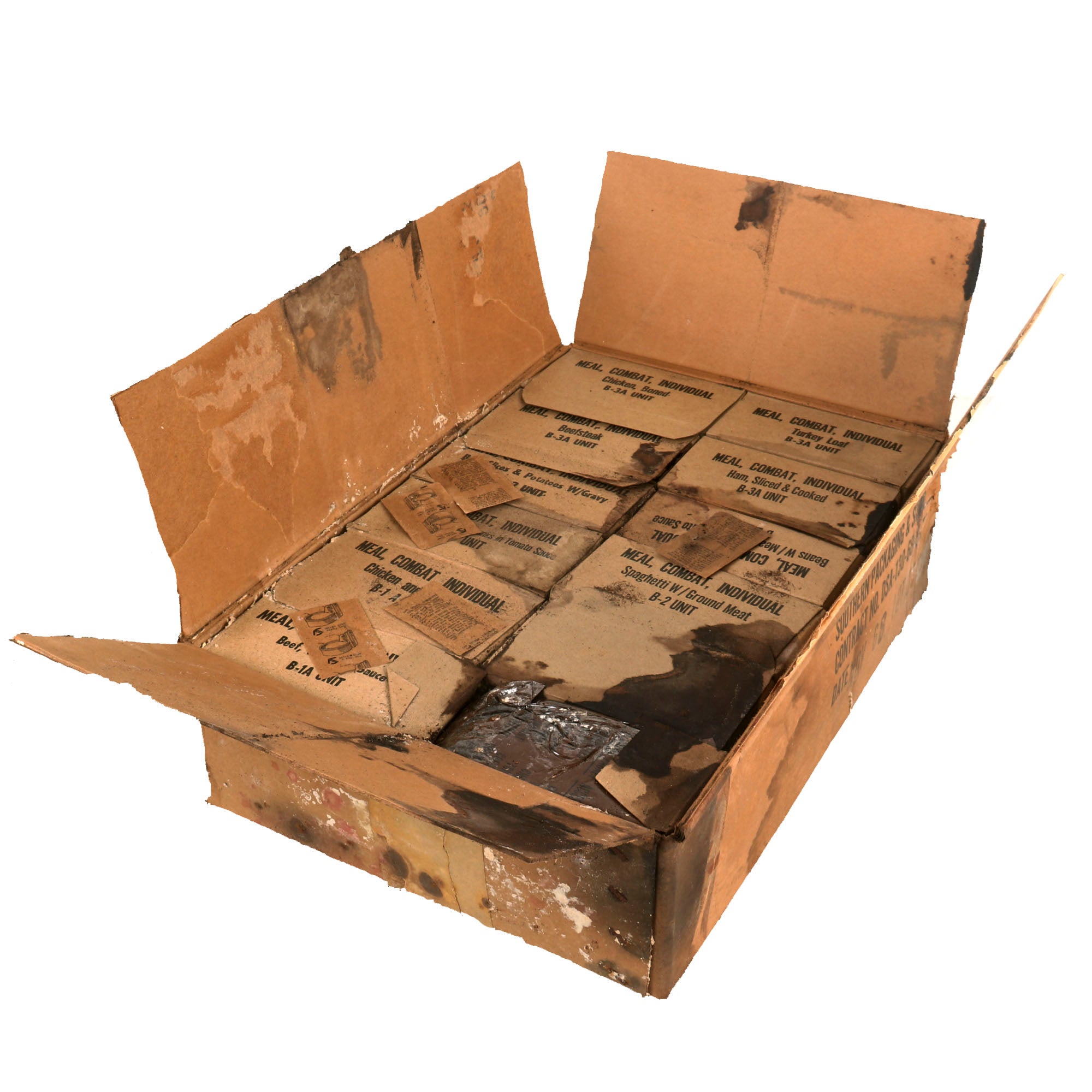 Type C Ration Original U.S. Vietnam War Full Box of Type C Field Ration “C-Rat” by S ...