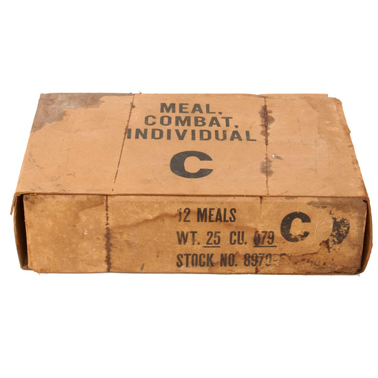 Original U.S. Vietnam War Unopened Type C Field Ration “C-Rat” by Southern Package & Storage Co. - Dated September 1969 Original Items