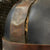 Original U.S. War of 1812 Era Regiment of Light Dragoons (United States) Cavalry Leather Helmet With Painted Cheetah Print Band - Formerly Part of the A.A.F. Tank Museum Original Items