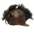 Original U.S. War of 1812 Era Regiment of Light Dragoons (United States) Cavalry Leather Helmet With Painted Cheetah Print Band - Formerly Part of the A.A.F. Tank Museum Original Items
