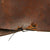 Original U.S. War of 1812 Era Regiment of Light Dragoons (United States) Cavalry Leather Helmet With Painted Cheetah Print Band - Formerly Part of the A.A.F. Tank Museum Original Items