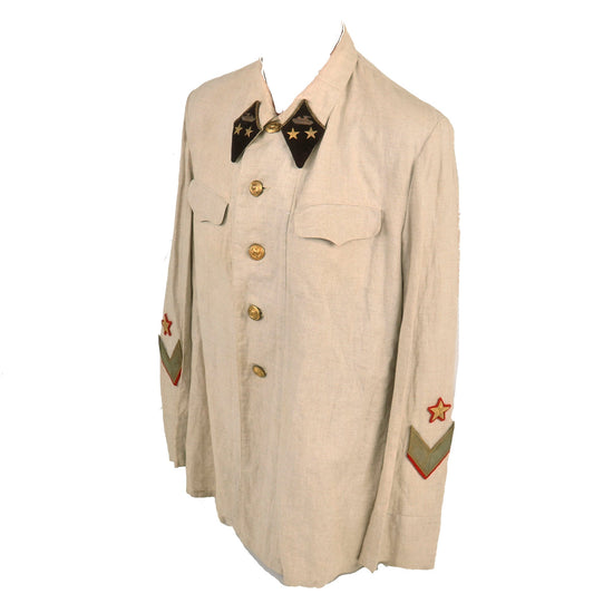 Original Soviet Pre WWII Era Tank Corps General’s Summerweight Tunic Original Items