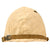 Original U.S. WWII Early 1942 M1 McCord Front Seam Fixed Bale Helmet with Field Made Snow Camouflage Cover and Westinghouse Liner Original Items