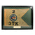 Original U.S. WWII Post 1950 U.S. Army Constabulary 2nd Squadron 3rd Tank Co. Swallowtail Guidon - A.A.F. Tank Museum - Framed 36 ½" x 27 ½" Original Items