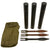 Original U.S. WWII Second Pattern M6 Bazooka Rocket Bag Dated 1945 With (3) Inert 2.36” Rockets in Replacement Tubes Original Items