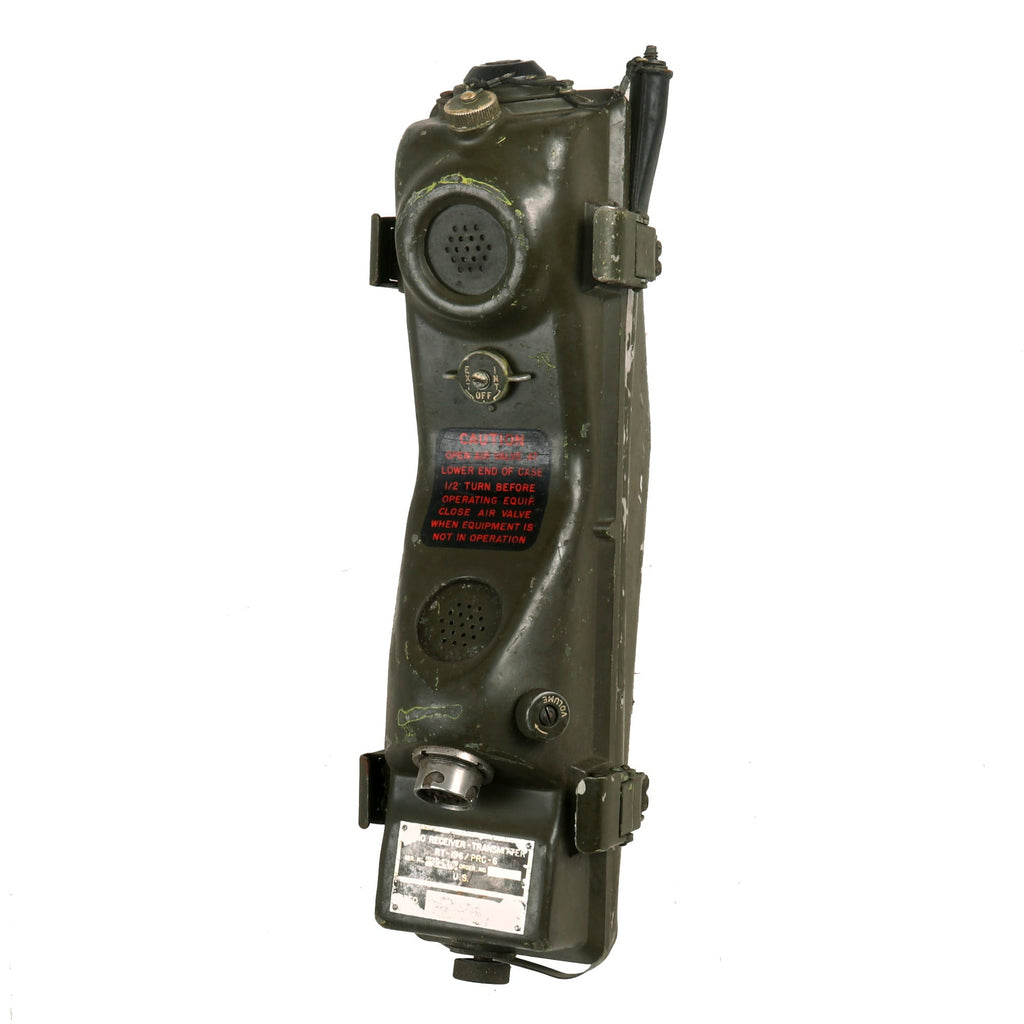 Original U.S. Vietnam War Era RT-196/PRC-6 Radio Receiver Transmitter Walkie Talkie by Sentinel Radio Corp. Original Items