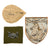 Original Vietnamese Vietnam War Era Collection of North & South Tank Insignia with Custom Made Aluminum Tank Comb - 14 Items Total Original Items