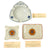 Original U.S. WWII Tank Destroyer “Officer’s Club” Insignia Painted Ashtray Lot of 3 - Formerly Part of the A.A.F. Tank Museum Original Items