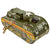 Original U.S. Inter-War Era Fully Functional WWI Tin Mechanical Windup M2 Light Tank Style Toy Manufactured by Louis Marx & Co With Popout Rifleman - Formerly A.A.F. Tank Museum Collection Original Items