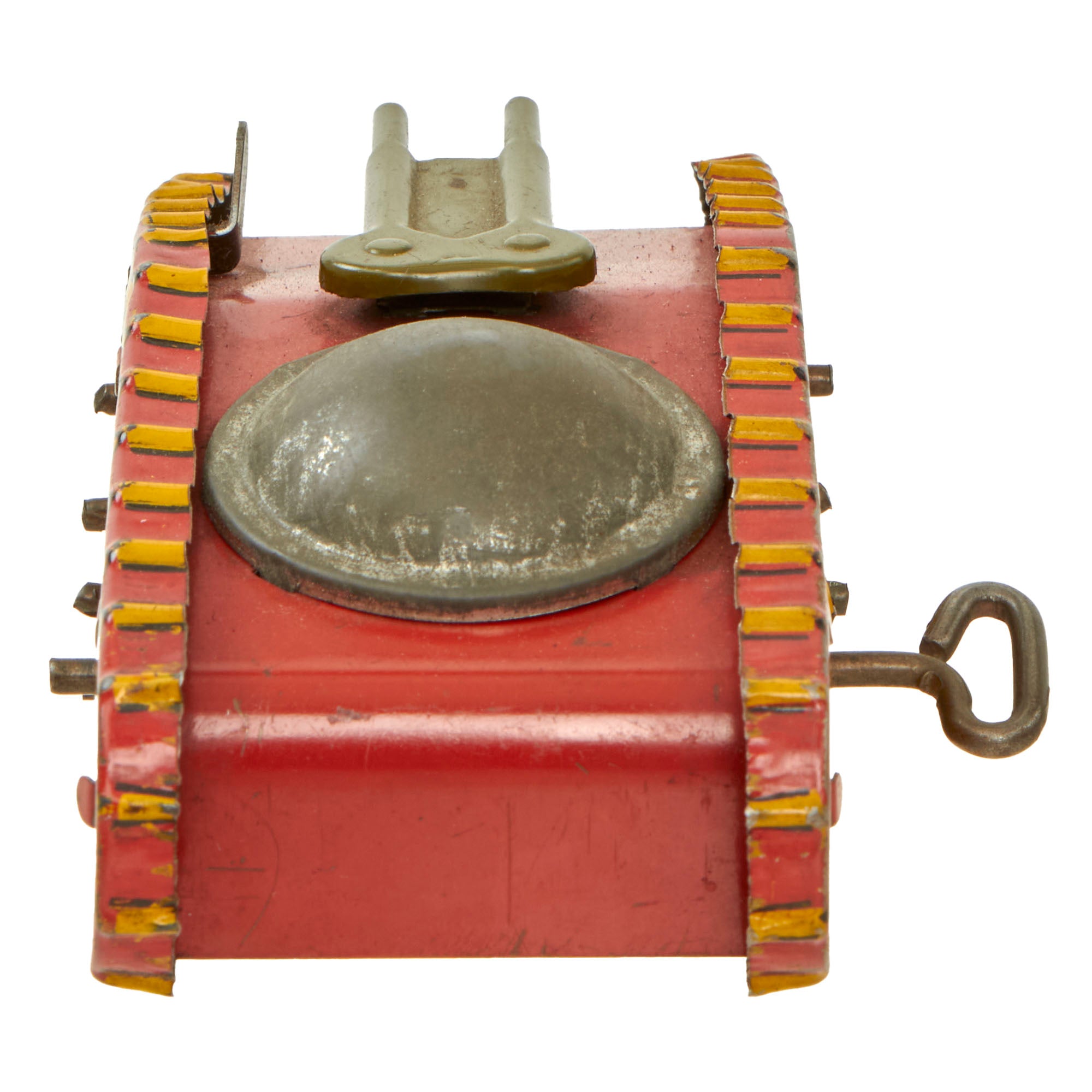 Original U.S. WWI Fully Functional Tin Mechanical Windup Tank Toy