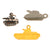 Original U.S. WWII-Era Home Front Tank-Shaped Advertising & Novelty 10-Piece Lot