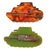 Original U.S. WWII-Era Home Front Tank-Shaped Advertising & Novelty 10-Piece Lot