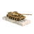 Original Soviet Cold War Era Brass Model T-55 Battle Tank Mounted on 3½ x 8” Marble Base Adjustable Barrel Original Items
