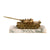 Original Soviet Cold War Era Brass Model T-55 Battle Tank Mounted on 3½ x 8” Marble Base Adjustable Barrel Original Items