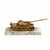 Original Soviet Cold War Era Brass Model T-55 Battle Tank Mounted on 3½ x 8” Marble Base Adjustable Barrel Original Items