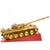 Original Soviet Cold War Era T-55 Tank Brass Desk Model on Steel Base - Formerly Part of the A.A.F. Tank Museum Original Items