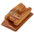 Original U.S. WWII Italian “POW” Made M4 Sherman Tank Wood Desktop Cigarette/Tobacco Box - Formerly A.A.F. Tank Museum Collection Original Items