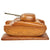 Original U.S. WWII Italian “POW” Made M4 Sherman Tank Wood Desktop Cigarette/Tobacco Box - Formerly A.A.F. Tank Museum Collection Original Items