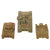 Original U.S. WWII Vehicle Identification Model Set with Praga TNH-P 8-Ton Tank, M7 Priest 105mm Howitzer, and British Carden Loyd Tankette